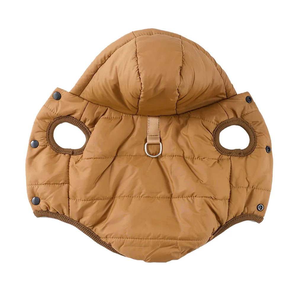 Cozy Hooded Pet Jacket for Cold Weather
